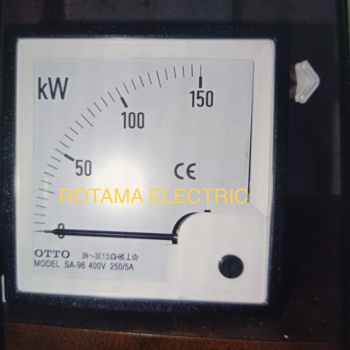 KW METER 0-150 KW METER CT 250/5 SIZE 96x96 KW METER 0-150 400V