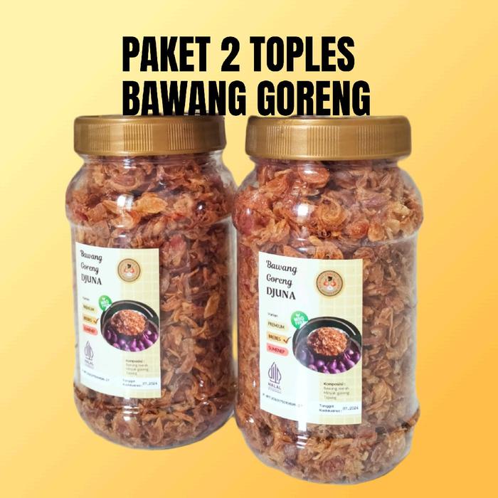 

Wdo - Bawang Goreng Super ( Paket 2 Toples ) Tanpa Msg, Tanpa Campuran Ubi Spices Rempah Bahan