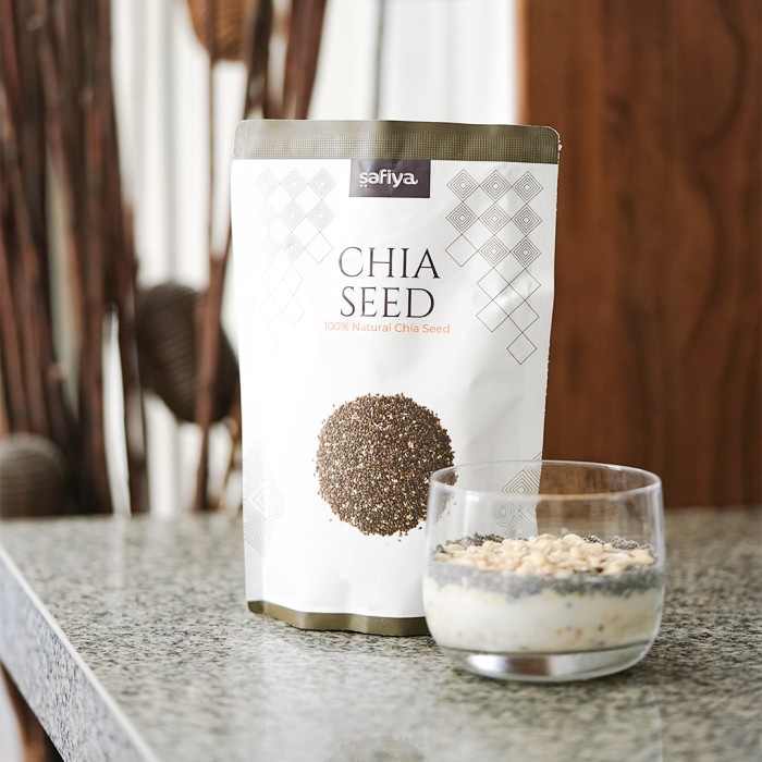 

Wdo - Chia Seed Organik 1 Kg Organic Black Chiaseed Authentic Safiya Food