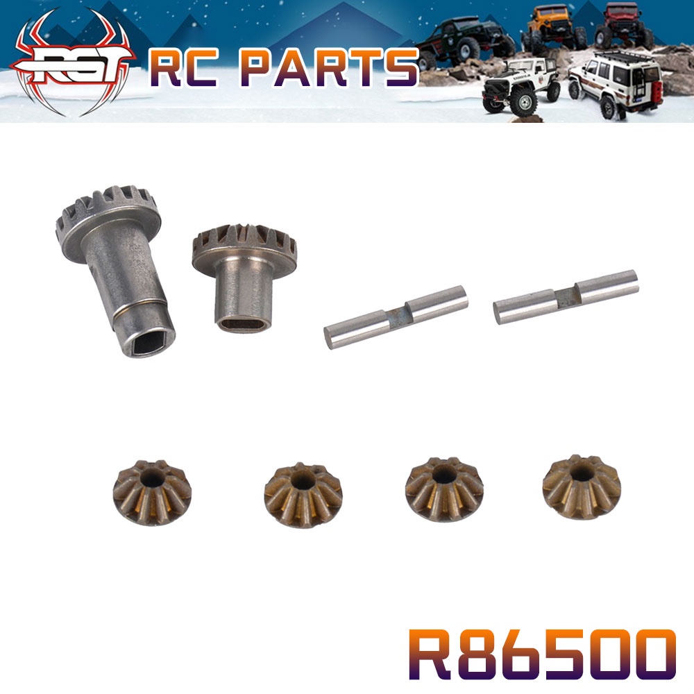 RGT RC Car Parts Metal Diff Bevel Gear Set R86500 For EX86190 1/10 RC Model Car Crawler Original