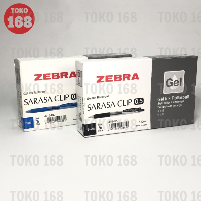 

Zebra Sarasa Clip Pen/ Pulpen / Gel Pen 0.5 (Lsn)