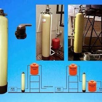 pompa pendorong toren dan filter air sumur dan PAM