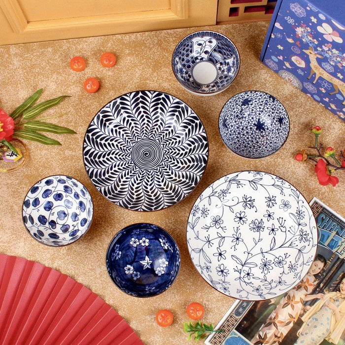 Miku Plate Bowl Gift Set / Hampers Piring Mangkok Keramik Jepang Unik