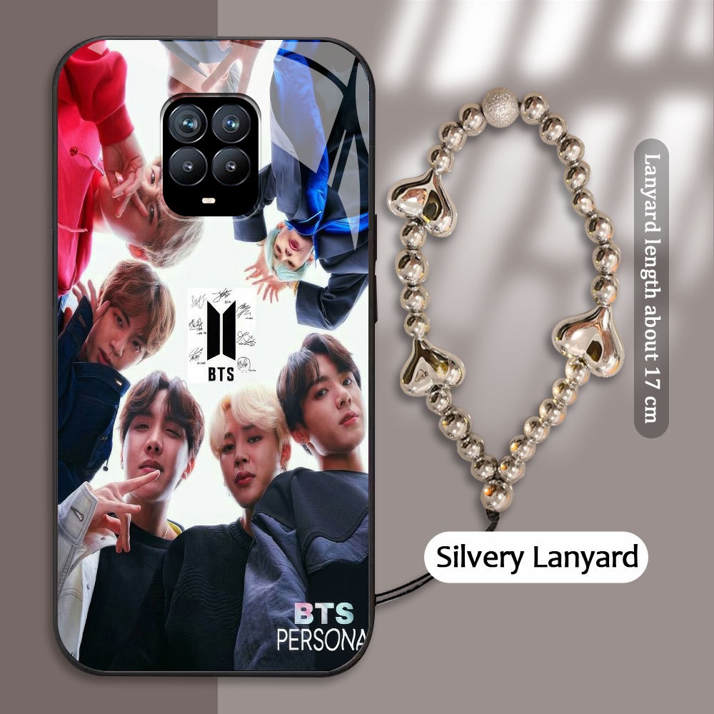 Tempered Glass case For Xiaomi RedMi Note 4 4x 7 8 9s 9 pro max kasing Handphone  BTS PERSONA Semua 