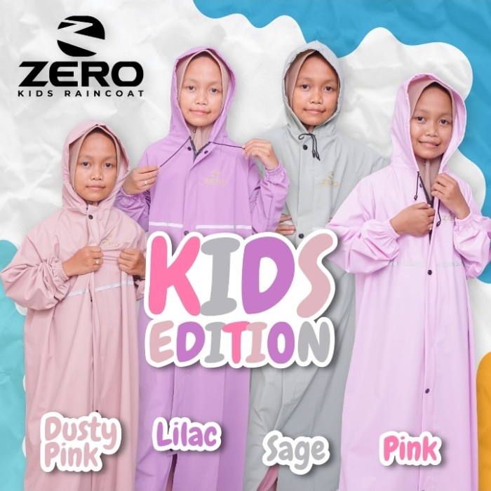 MANTEL JAS HUJAN GAMIS ANAK PEREMPUAN MUSLIMAH SYAR'I SD SMP KARET PVC