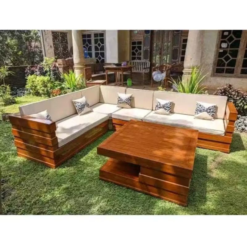 Kursi Tamu Box Kursi Sudut Box Jati Kursi Box Minimalis Polos Promo Kembang jati