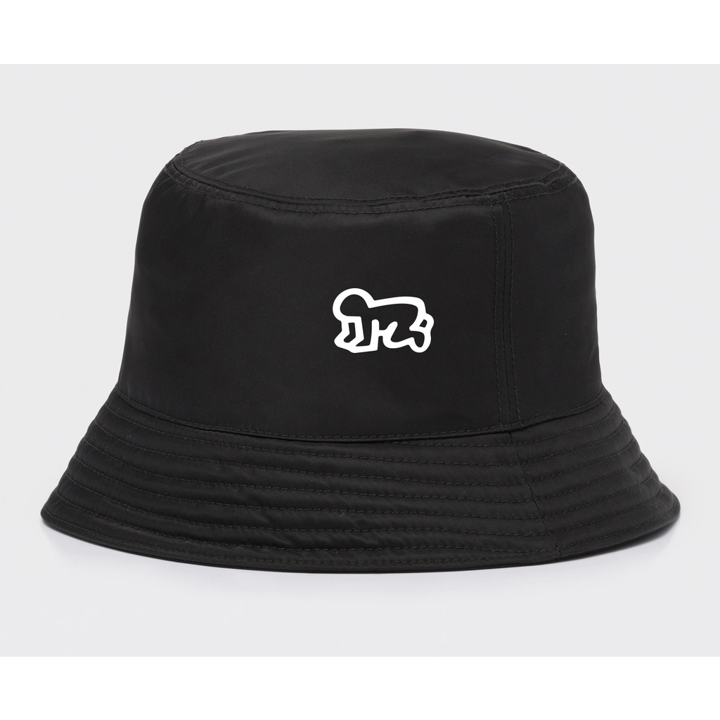 Topi Bucket New York NY Pop art keith Haring Uni