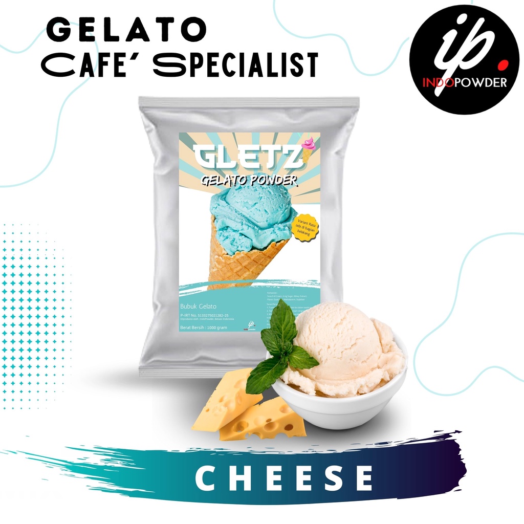 

IP Bogor - Bubuk ICE CREAM GELATO CHEESE 1Kg Untuk Cafe, Waralaba dan Resto