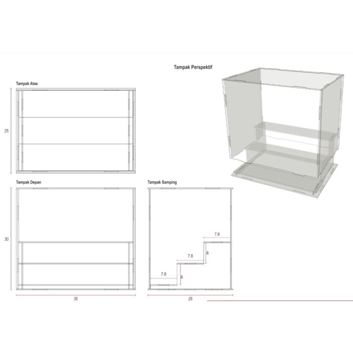 Box figure//display figure//display mainan
