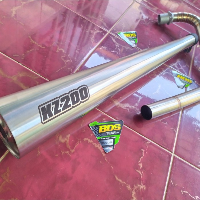 Knalpot Binter Merzy Stainless Logo Kz200