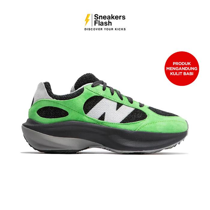 NEW BALANCE Wrpd Runner Green Black Sepatu Sneakers Pria - UWRPDKOM - Size 40.5