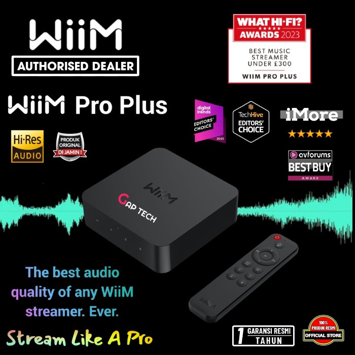 PROMO Wiim Pro Plus / Pro + Hi-Res Music Streamer with Premium AKM DAC
