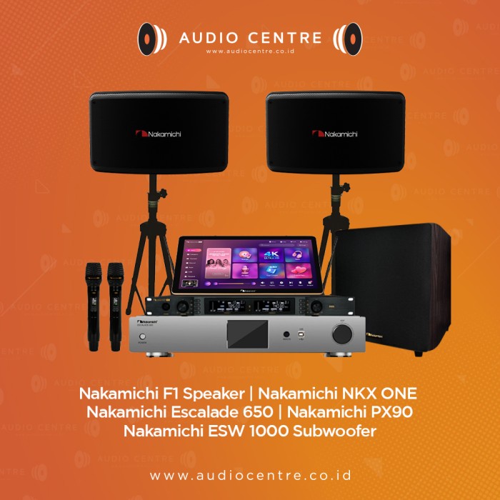 TERBARU Paket Karaoke Nakamichi NKX ONE Ultimate system karaoke
