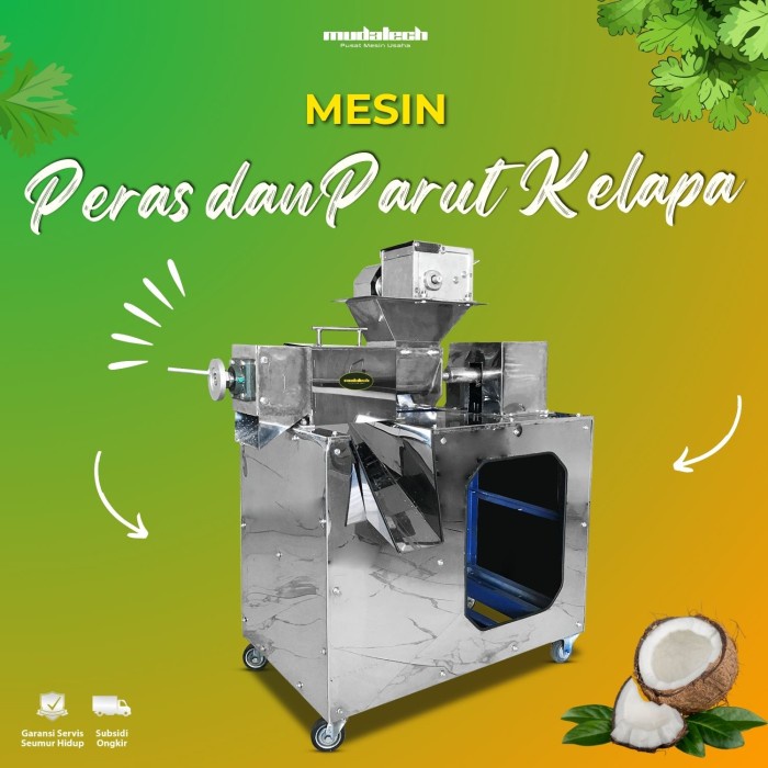 PROMO Mesin Peras Santan dan Parut Kelapa Otomatis Multifungsi Peras dan Parut