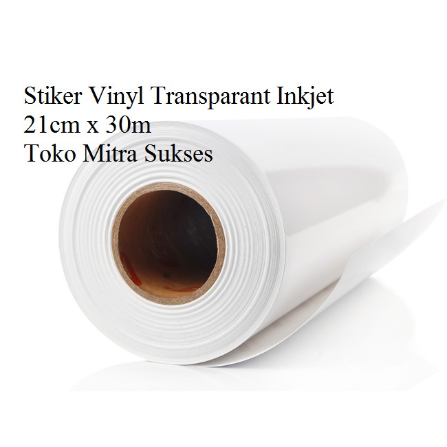 

Tier Vinyl Tranparant Injet A4 21Cm 30M