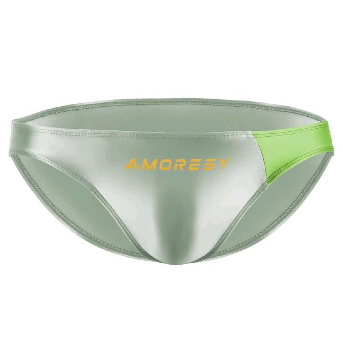 Amoresy Glossy Bikini Brief Swim + Daily Underwear Asli 100%