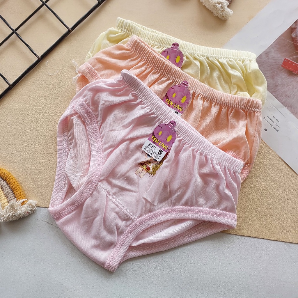 1 Lusin CD Celana Dalam Anak Perempuan Sempak Anak Cewek