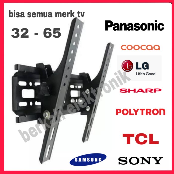 TERBARU bracket tv led 55 40 43 50 42 32 24 inchi bisa semua merk tv PROMO