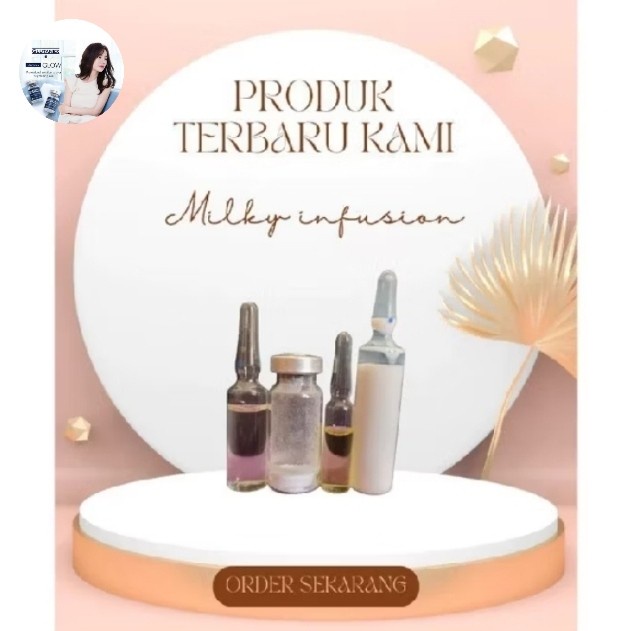 Set infus susu milky infusion original cepat putih