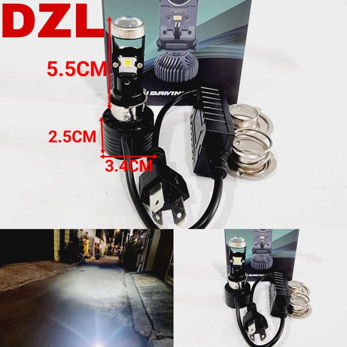 lampu utama led mt star h8 projector mini h6 h7 h4 projie cut off projie