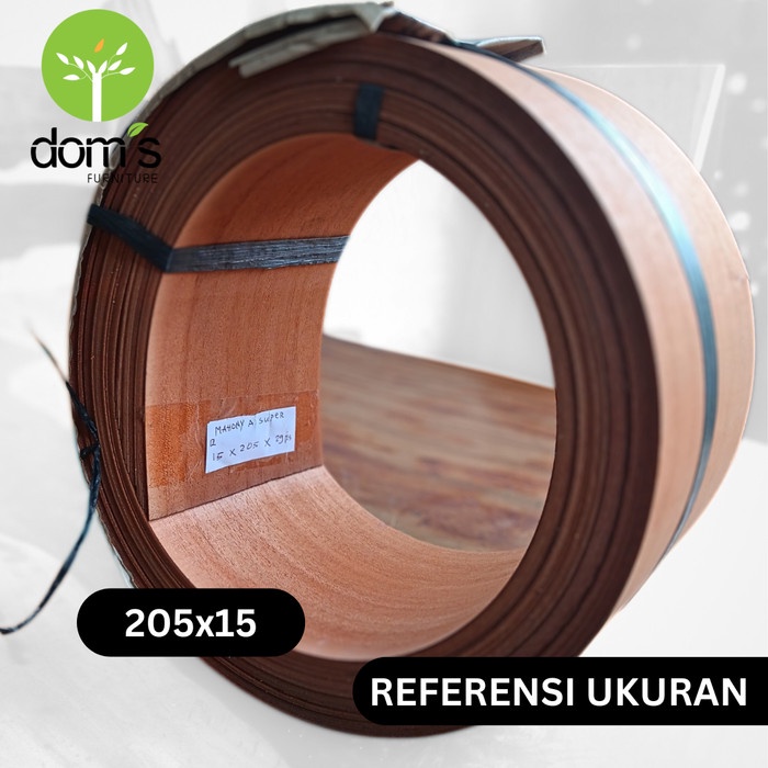 >>>>>] Dom's Veneer Kayu Mahoni 0.6mm Bahan/Material Kayu Asli