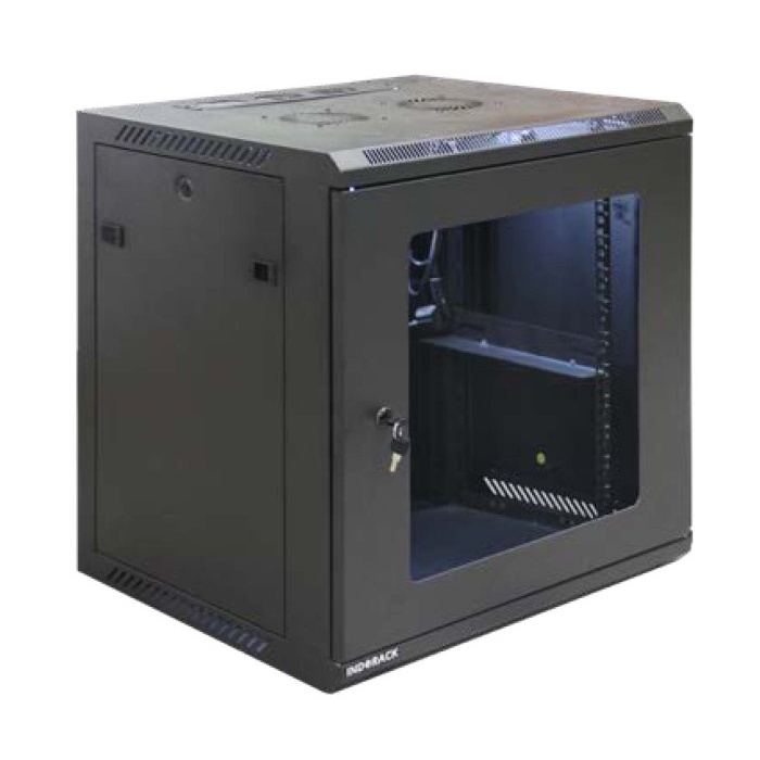 WALLMOUNT INDORACK WR5012S 12U 500MM SINGLE DOOR RAK SERVER WALL MOUNT Flash Sale