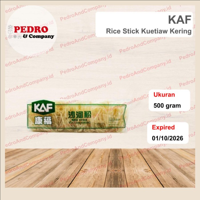 

PROMO! KAF rice stick kuetiaw kering kwetiaw 500 gram - mie beras noodle