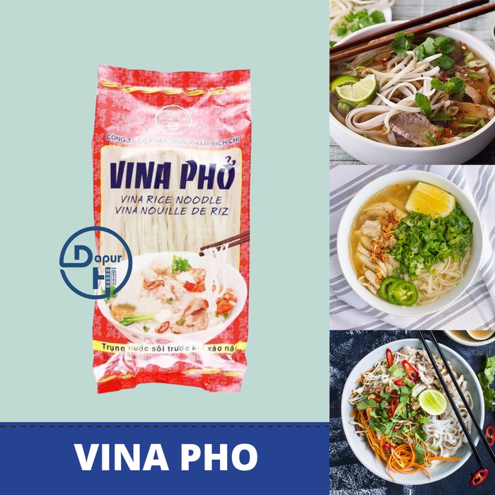

BICH CHI VINA PHO Vietnam Rice Noodle 400 g Kwetiau Mie Beras.