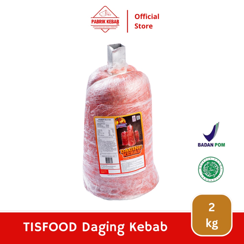 

TISFOOD Daging Kebab 2 Kg Halal Daging Asli