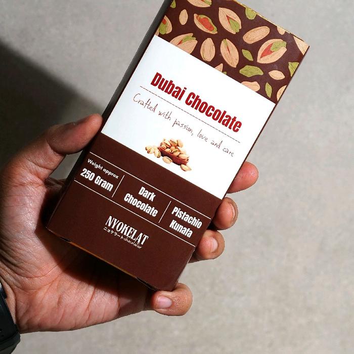

terbaru !!! nyokelat cokelat dubai dark chocolate piatachio kunafa makanan cemilan coklat food snack