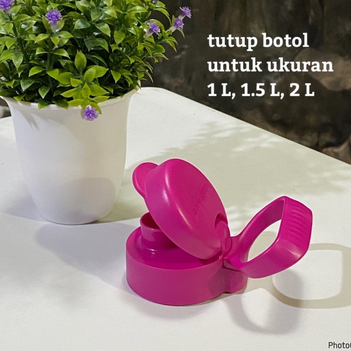 TUTUP BOTOL MINUM 1.5 LITER / 2 LITER ANTI TUMPAH / BOCOR TUPPERWARE KODE 816