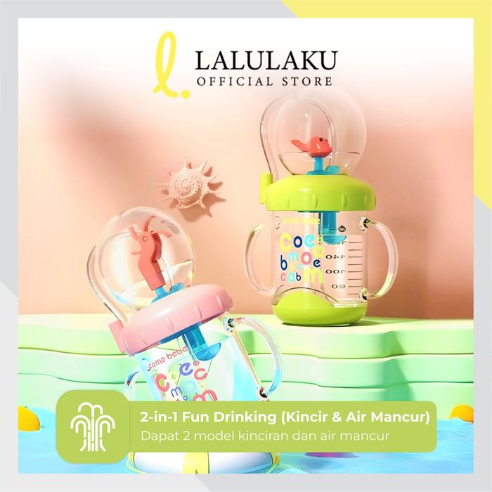 BOTOL MINUM ANAK BOTOL AIR MANCUR BOTOL TRAINING ANAK TK SD PAUD KODE 506