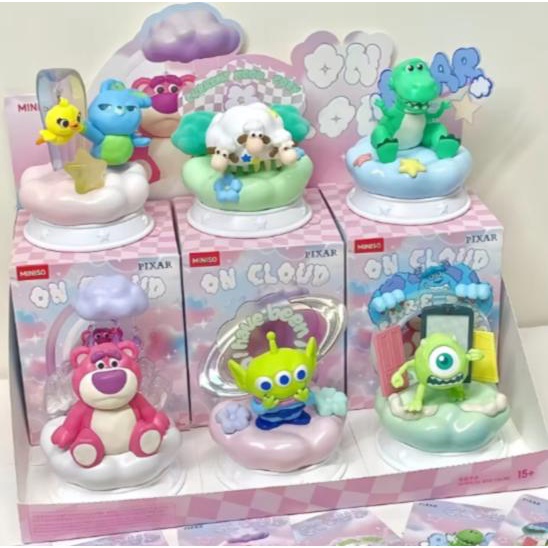 SALE  MINISO X DISNEY PIXAR - ON CLOUD SERIES - BLIND BOX 1 PC READYY