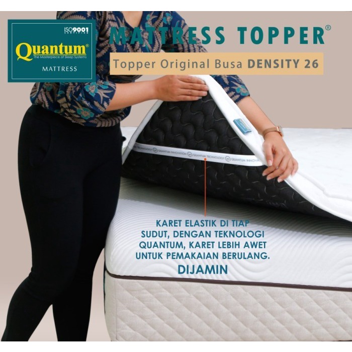 Pelapis kasur springbed /Alas Kasur /Matras topper uk100