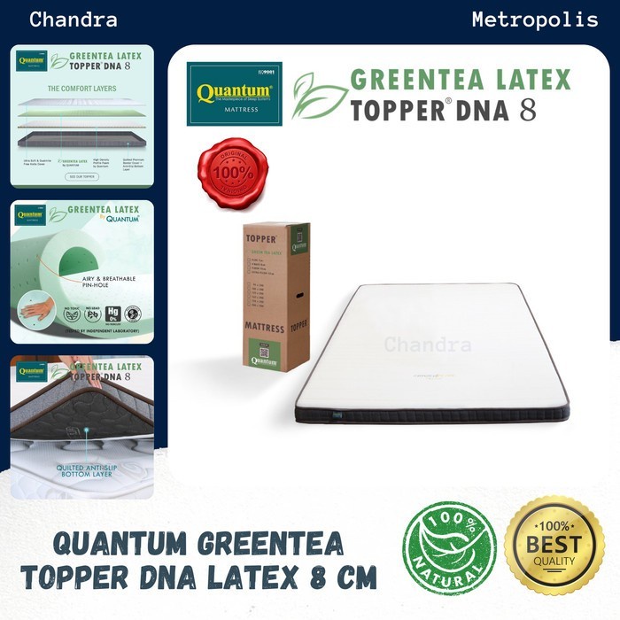Quantum Topper Latex Greentea DNA 8 Uk. 180 x 200 / Topper Matras