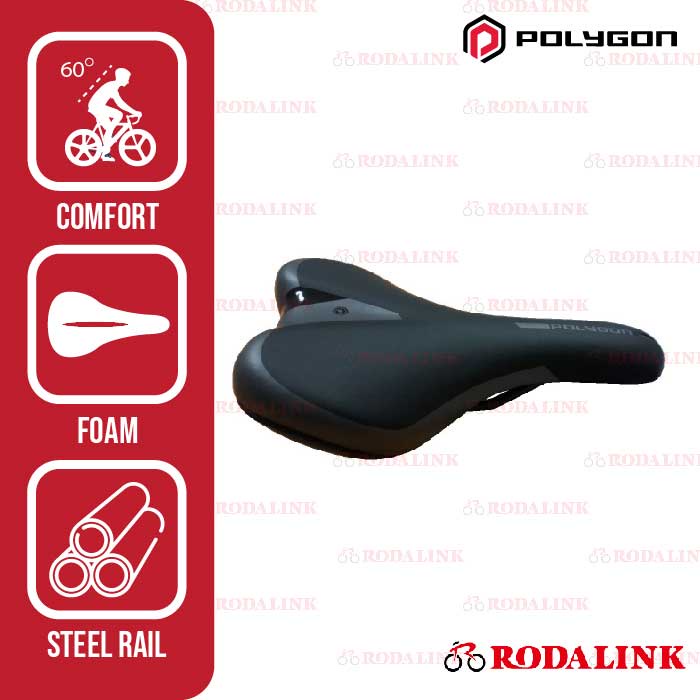 Polygon Sadel Sepeda Foam Monarch Saddle Jok Sepeda | Sadel Sepeda Gunung MTB