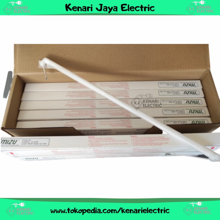 heater lamp / Lampu pemanas ir 5000 ir6000 / Pemanas Alat Sablon