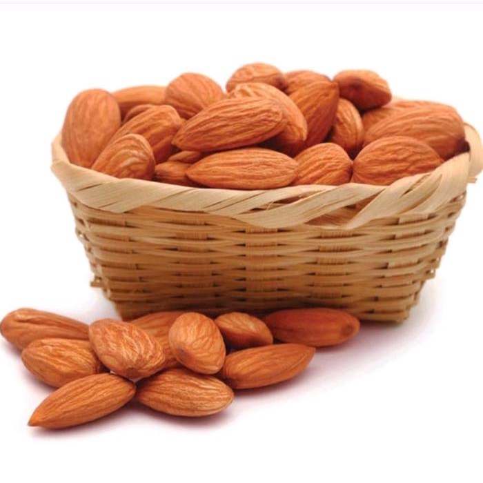 

ALMOND PANGGANG 1 KG RASA ORIGINAL KEMASAN VACUM , Kacang almond