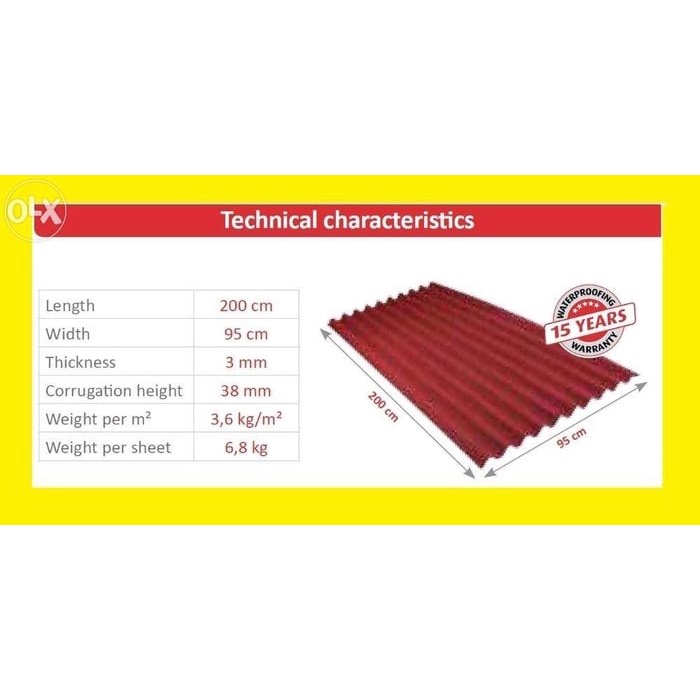 Onduline Atap Bitumen