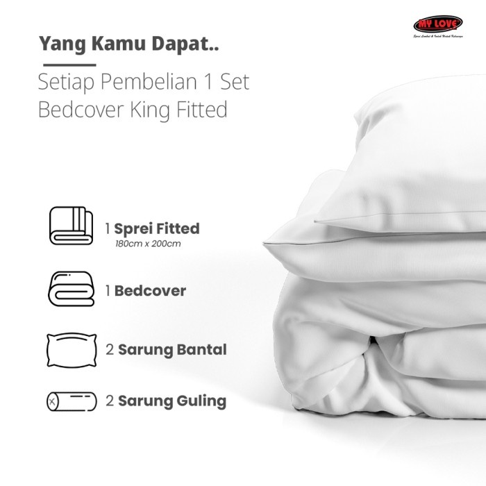 BED COVER / BEDCOVER MY LOVE 180X200 / BED COVER 180X200 MY LOVE