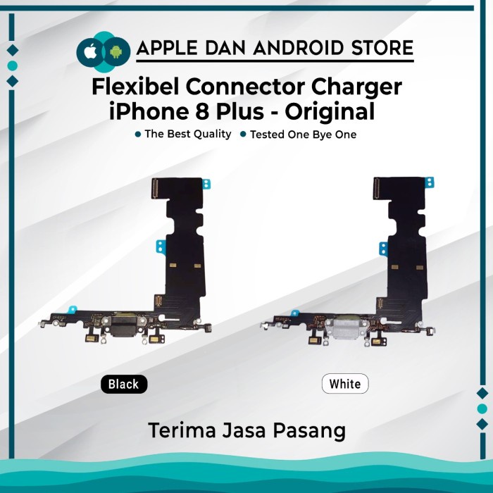Flexibel charger / konektor charger / connector charger iphone 8 plus