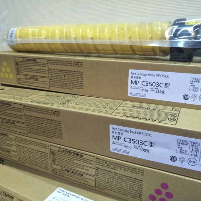 Toner fotocopy compatible yellow Ricoh Gestetner MP C 3503