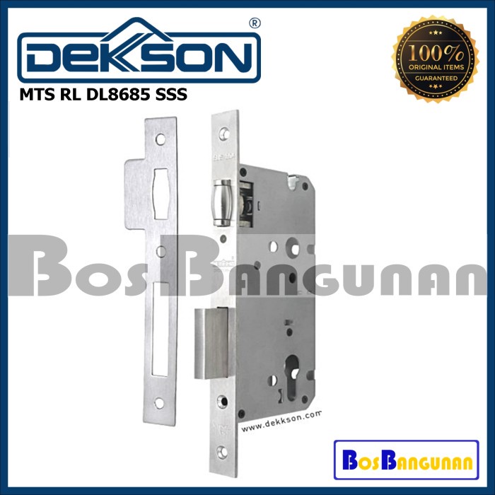 Mortise Lock Dekkson Mts Rl Dl8685 Sss Body Dekkson Mts Rl Dl 8685