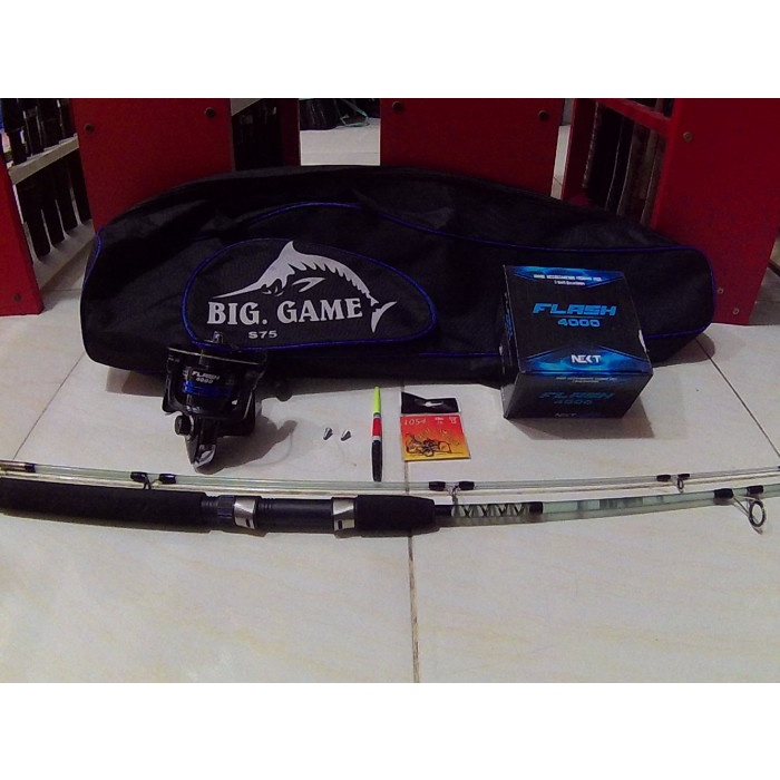 1 Set Pancing Laut Dengan Kekuatan Hingga 12Kg Panjang Joran 165 Promo