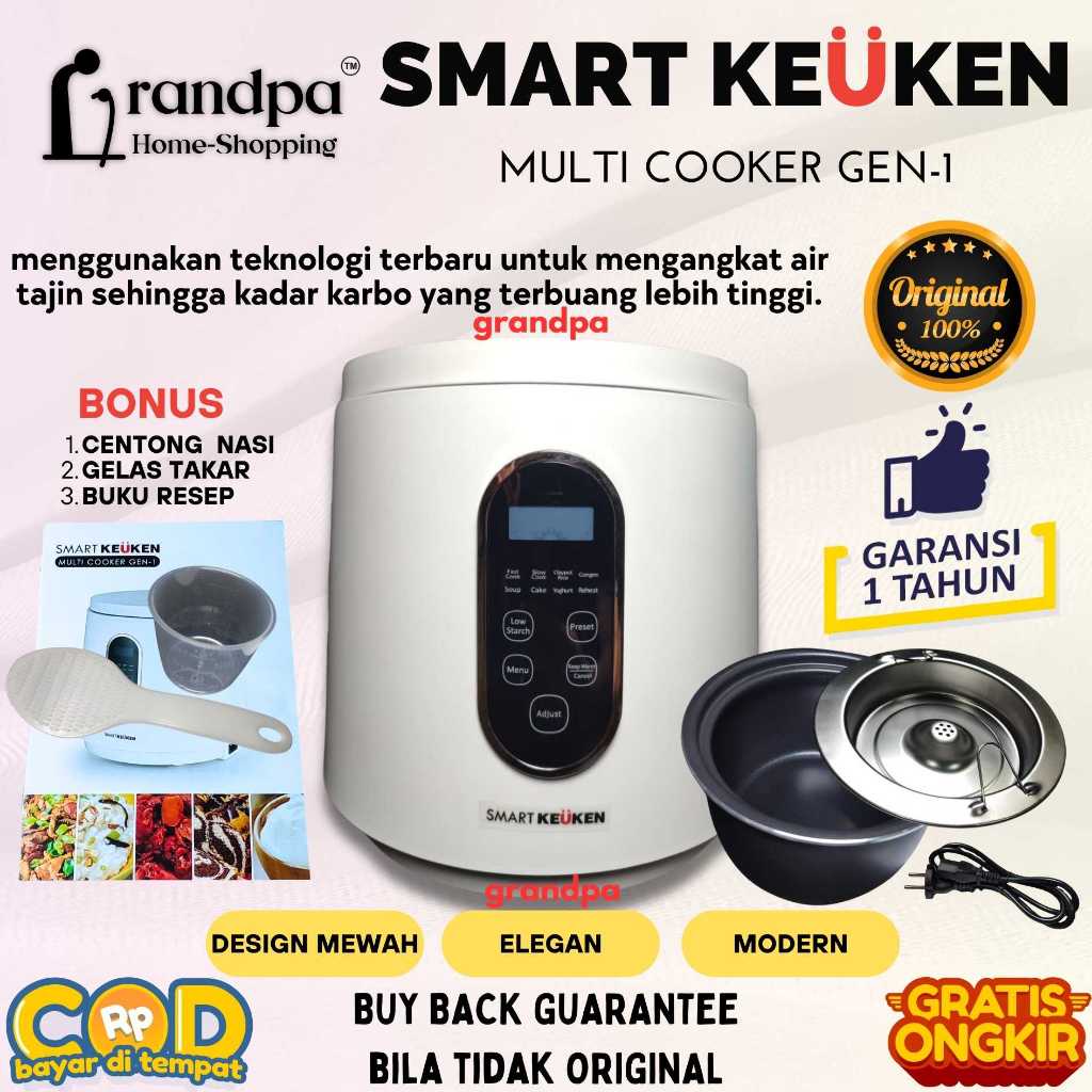 Citayam SMART KEUKEN MULTI COOKER GEN1 SKMC RICE COOKER LOW CARBO PREMIUM