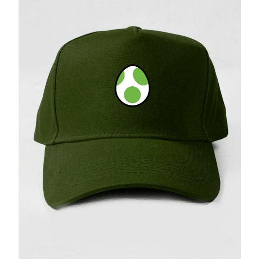 Topi Baseball Yoshi Log Telur Egg Super Mario Kart World Gaming