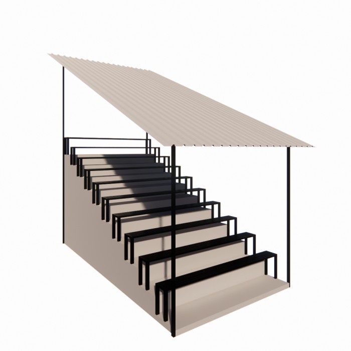 Kursi Tribun Besi Hollow Jabodetabek