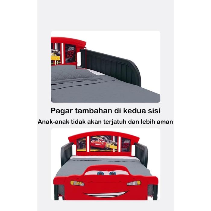 COD Ranjang Dipan Tempat Tidur Bayi Box Bayi Tempat Tidur Anak Dengan Rangka Besi Kasur Bayi 0-14