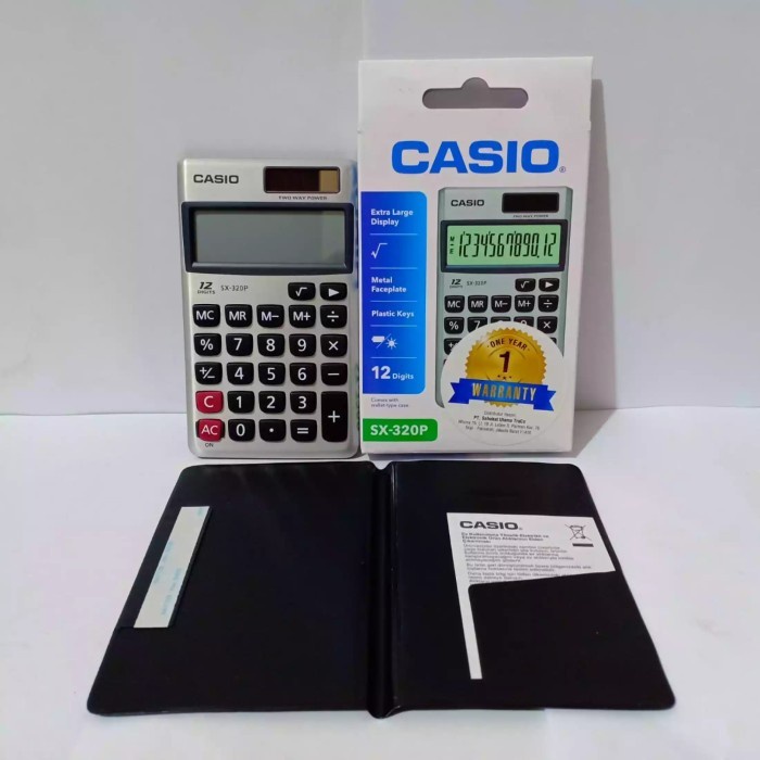 

KALKULATOR SAKU CASIO SX-320P POCKET VALUE SERIES CALCULATOR 320 P [TERBARU[TERLARIS[ORIGINAL[ASLI]