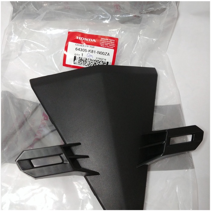 Tameng Plat Nomer Beat 2017 Fi New K81 Original Honda